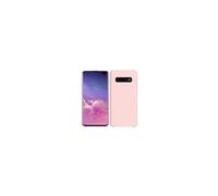 Coque Silicone rose pour Samsung Galaxy S10+