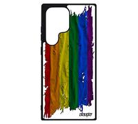 Coque Silicone S23 Ultra Drapeau Gay Pride de Protection LGBT Rainbow Parade gaypride personnalisé Original lesbien pour Samsung Galaxy