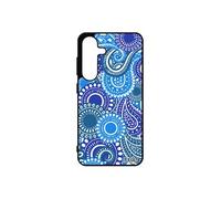 Coque silicone S25 Motif cachemire ethnique antichoc indien Femme dessin coloré TPU design imprimé de made in France pour Samsung galaxy