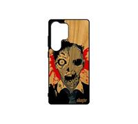 Coque silicone S25 Ultra bois veritable zombie squelette mort vivant eclaboussure SM-S938U fantome portable mobile de pour Samsung galaxy