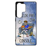 Coque Silicone S25 Ultra J'peux Pas J'ai Console Jpeux Texte Je Bleu Tpu Dessin Comique Portable Gamer Sm-S938b Play Pour Samsung Galaxy