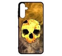 Coque Silicone Samsung Galaxy A15 4g 5g Tete De Mort Street Art Biker Rock Crane Cover Squelette Cadeau De Noel Tattoo Rigide Pirate