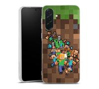 Coque silicone - Samsung Galaxy A27 5g - Minecraft creeper forest - Protection anti-chocs gel - Revêtement antidérapant