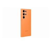 Coque En Silicone Officielle Samsung Galaxy S23 Ultra - Orange - Neuf