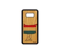 Coque silicone Samsung S8 bois drapeau pays bas hollande hollandais personnalisé etui portable telephone jo galaxy