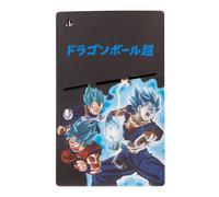 Coque silicone slim JUST FOR GAMES Dragon Ball Super Édition Vegeta pour PS5 Motif Vegeta Super Saiyan Blue Finition mate Noir/Bleu