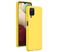 Coque Silicone SoftTouch Jaune pour Samsung G A12 Bigben