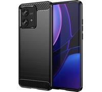 Coque Silicone Souple Tpu Pour Motorola Moto G15 - Noire Antichoc, Finition Brossée, Fine & Compatible Chargement Sans Fil