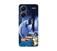 Coque Silicone Souple Transparente Compatible Xiaomi, imprimée en France, Johnny Hallyday, la Légende éternelle (Redmi Note 13 Pro Plus 5G)