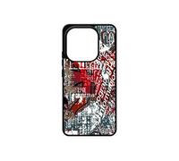 Coque silicone street art antichoc rigide pour Xiaomi Redmi Note 14 4G Europe tag telephone coloré motif design graffiti etui peinture de