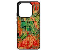 Coque Silicone Street Art Pour Xiaomi Redmi Note 14 4g Europe En Bois Naturel Tag Portable Fond Motif Graffiti Telephone Mobile Peinture