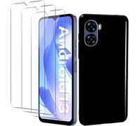 Coque silicone TPU souple anti-choc pour UMIDIGI G3 / G3 Max / G3 Plus + 3 verres trempés 9H ¿ Protection écran et objectif antirayures