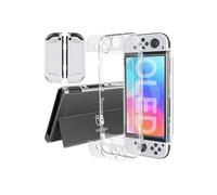 Coque Silicone Transparent Compatible avec Nintendo Switch OLED 2021 -