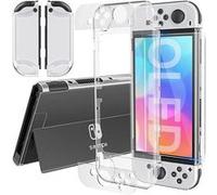 Coque Silicone Transparent Compatible avec Nintendo Switch OLED 2021 -