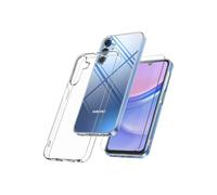 Coque Silicone Transparente + Verre Trempe Pour Samsung Galaxy A15 Little Boutik©
