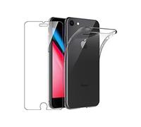Coque Silicone + Vitre Protection Ecran Pour Apple iPhone SE 2020