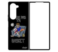 Coque Silicone Z Fold 6 J'peux Pas Y'a Basket Supporter Gel Noir Basketball Mobile Jpeux Nba Bd Humoristique Humour Samsung Galaxy