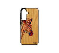 Coque silicone zebre pour A56 5G bois azteque smartphone gel fantaisie tattoo housse multicolore tribal Bleu cheval pour Samsung galaxy