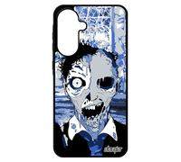 Coque Silicone Zombie Pour A56 5g Immeuble Case Ado De Protection Ville Halloween Bleu Squelette Rigide Fantome Ruine Pour Samsung Galaxy