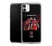 Coque Slim Compatible avec Apple iPhone 11 Coque Ultra Fine Etui en Silicone Ultra Fine RC Toulon Produit sous Licence Officielle Rugby Club Toulonnais