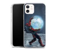 Coque Slim Compatible avec Apple iPhone 12 Etui Silicone Ultra Fine Coque en Silicone Ultra Fine Deadpool Lune Marvel
