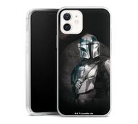 Coque Slim Compatible avec Apple iPhone 12 Etui Silicone Ultra Fine Coque en Silicone Ultra Fine Star Wars The Mandalorian Produit sous Licence Officielle