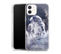 Coque Slim Compatible avec Apple iPhone 12 Mini Etui Silicone Ultra Fine Coque en Silicone Ultra Fine Star Wars Robots Articles pour Fans