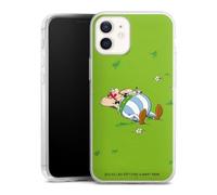 Coque Slim Compatible avec Apple iPhone 12 Mini Etui Silicone Ultra Fine Coque en Silicone Ultra Fine Obelix Produit sous Licence Officielle Asterix
