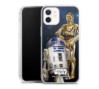 Coque Slim Compatible avec Apple iPhone 12 Mini Etui Silicone Ultra Fine Coque en Silicone Ultra Fine Star Wars R2D2 Cosmos