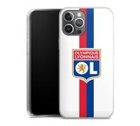 Coque Slim Compatible avec Apple iPhone 12 Pro Max Etui Silicone Ultra Fine Coque en Silicone Ultra Fine Football OL Olympique Lyonnais