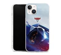 Coque Slim Compatible avec Apple iPhone 14 Etui Silicone Ultra Fine Coque en Silicone Ultra Fine Disney Pixar Jackson Storm Cars
