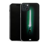 Coque Slim Compatible avec Apple iPhone 15 Plus Etui Silicone Ultra Fine Coque en Silicone Ultra Fine Sabre Laser Articles pour Fans Star Wars