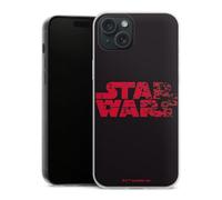 Coque Slim Compatible avec Apple iPhone 15 Plus Etui Silicone Ultra Fine Coque en Silicone Ultra Fine Star Wars Logo Articles pour Fans