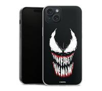 Coque Slim Compatible avec Apple iPhone 15 Plus Etui Silicone Ultra Fine Coque en Silicone Ultra Fine Marvel Venom Produit sous Licence Officielle