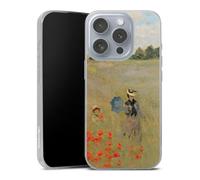 Coque Slim Compatible avec Apple iPhone 16 Pro Case Ultra Fine Etui Silicone Ultra Fine Peinture ¼uvre d'art Monet