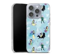 Coque Slim Compatible avec Apple iPhone 16 Pro Etui Silicone Ultra Fine Coque en Silicone Ultra Fine Produit sous Licence Officielle Disney Mulan
