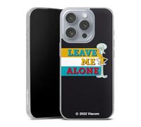Coque Slim Compatible avec Apple iPhone 16 Pro Etui Silicone Ultra Fine Coque en Silicone Ultra Fine Carlo Tentacule Motif de série Bob l'éponge