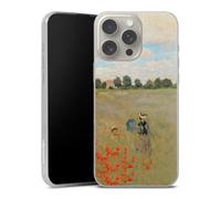 Coque Slim Compatible avec Apple iPhone 16 Pro Max Case Ultra Fine Etui Silicone Ultra Fine Peinture ¼uvre d'art Monet