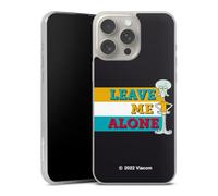 Coque Slim Compatible avec Apple iphone 16 Pro Max Etui Silicone Ultra Fine Coque en Silicone Ultra Fine Carlo Tentacule Motif de série Bob l'éponge