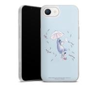 Coque Slim Compatible avec Apple iPhone 16e 2025 Etui Silicone Ultra Fine Coque en Silicone Ultra Fine Disney Winnie l'ourson Bourriquet Produit sous Licence Officielle
