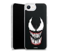 Coque Slim Compatible avec Apple iPhone 16e 2025 Etui Silicone Ultra Fine Coque en Silicone Ultra Fine Marvel Venom Produit sous Licence Officielle
