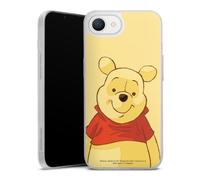 Coque Slim Compatible avec Apple iPhone 16e 2025 Etui Silicone Ultra Fine Coque en Silicone Ultra Fine Produit sous Licence Officielle Winnie l'ourson Disney