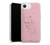 Coque Slim Compatible avec Apple iPhone 16e 2025 Etui Silicone Ultra Fine Coque en Silicone Ultra Fine Winnie l'ourson Abeille Disney