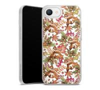 Coque Slim Compatible avec Apple iPhone 16e 2025 Etui Silicone Ultra Fine Coque en Silicone Ultra Fine Écureuil Disney Tic et Tac
