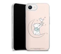 Coque Slim Compatible avec Apple iPhone 16e 2025 Etui Silicone Ultra Fine Coque en Silicone Ultra Fine Winnie l'ourson Porcinet Disney Produit sous Licence Officielle