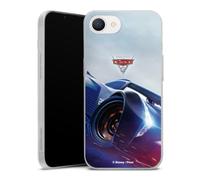 Coque Slim Compatible avec Apple iPhone 16e 2025 Etui Silicone Ultra Fine Coque en Silicone Ultra Fine Disney Pixar Jackson Storm Cars