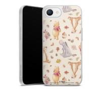 Coque Slim Compatible avec Apple iPhone 16e 2025 Etui Silicone Ultra Fine Coque en Silicone Ultra Fine Winnie l'ourson Tigrou Motifs Produit sous Licence Officielle
