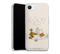 Coque Slim Compatible avec Apple iPhone 16e 2025 Etui Silicone Ultra Fine Coque en Silicone Ultra Fine Winnie l'ourson Produit sous Licence Officielle Disney