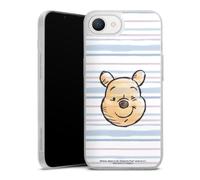 Coque Slim Compatible avec Apple iPhone 16e 2025 Etui Silicone Ultra Fine Coque en Silicone Ultra Fine Ourse Disney Winnie l'ourson