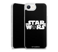 Coque Slim Compatible avec Apple iPhone 16e 2025 Etui Silicone Ultra Fine Coque en Silicone Ultra Fine Darth Vader Star Wars Logo